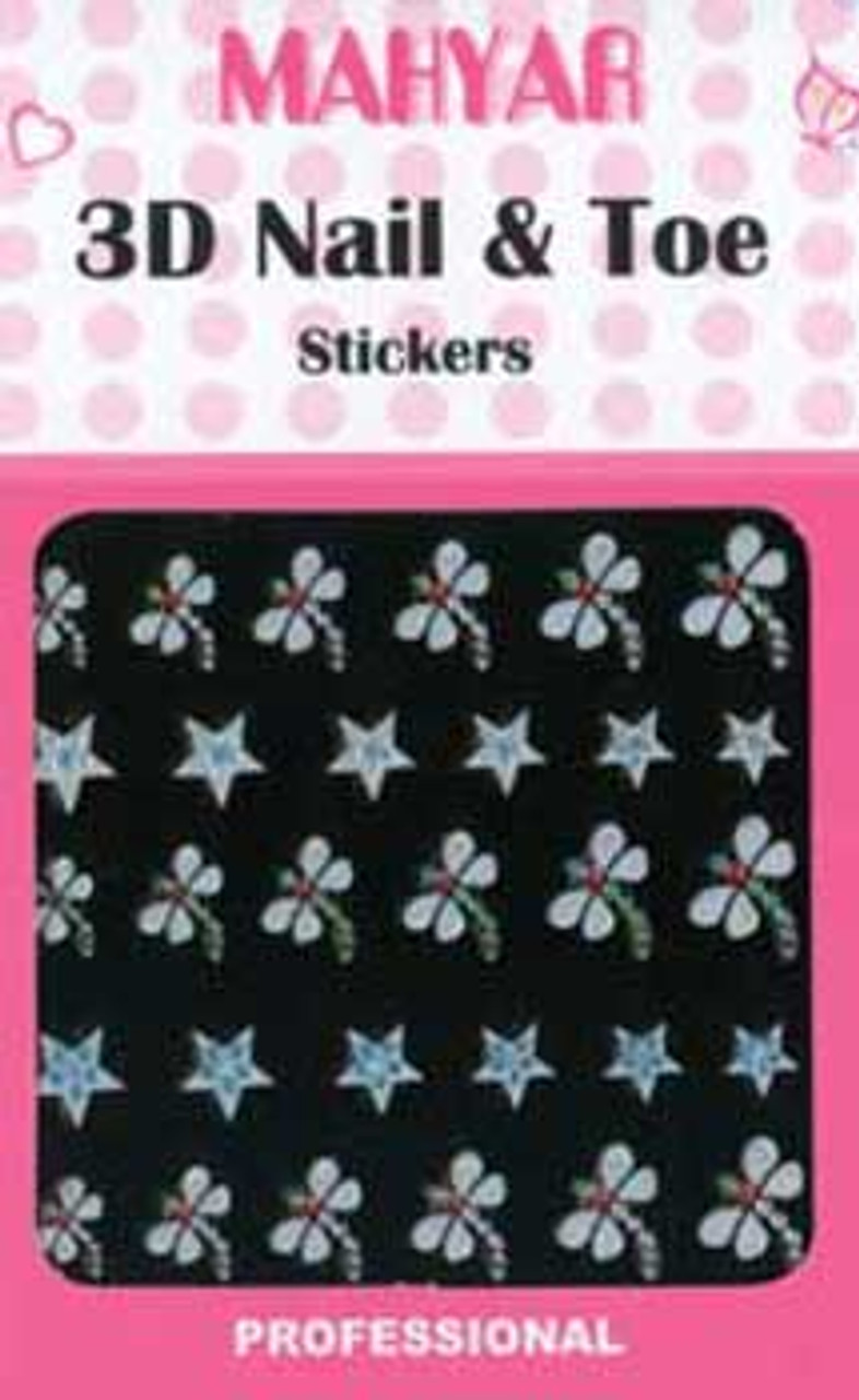 3D Nail & Toe Stickers - CDN30