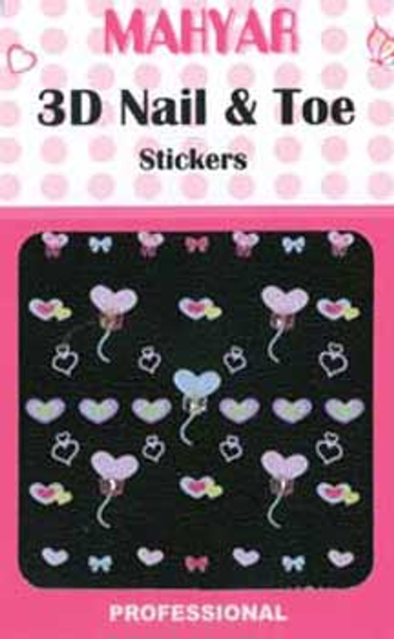 3D Nail & Toe Stickers - K25