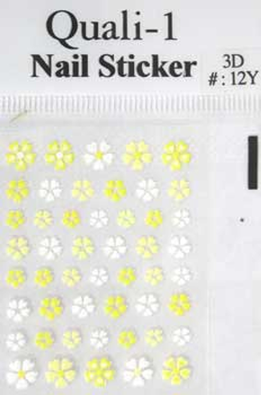 3-D Nail Sticker Decal - 12Y