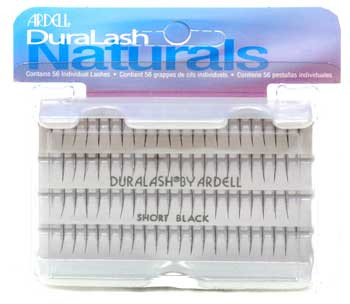Ardell Duralash Flare Short Einzelwimpern Schwarz - 3er Pack (je 56 Wimpern), Wasserfest, Bis 6 Wochen Haltbar