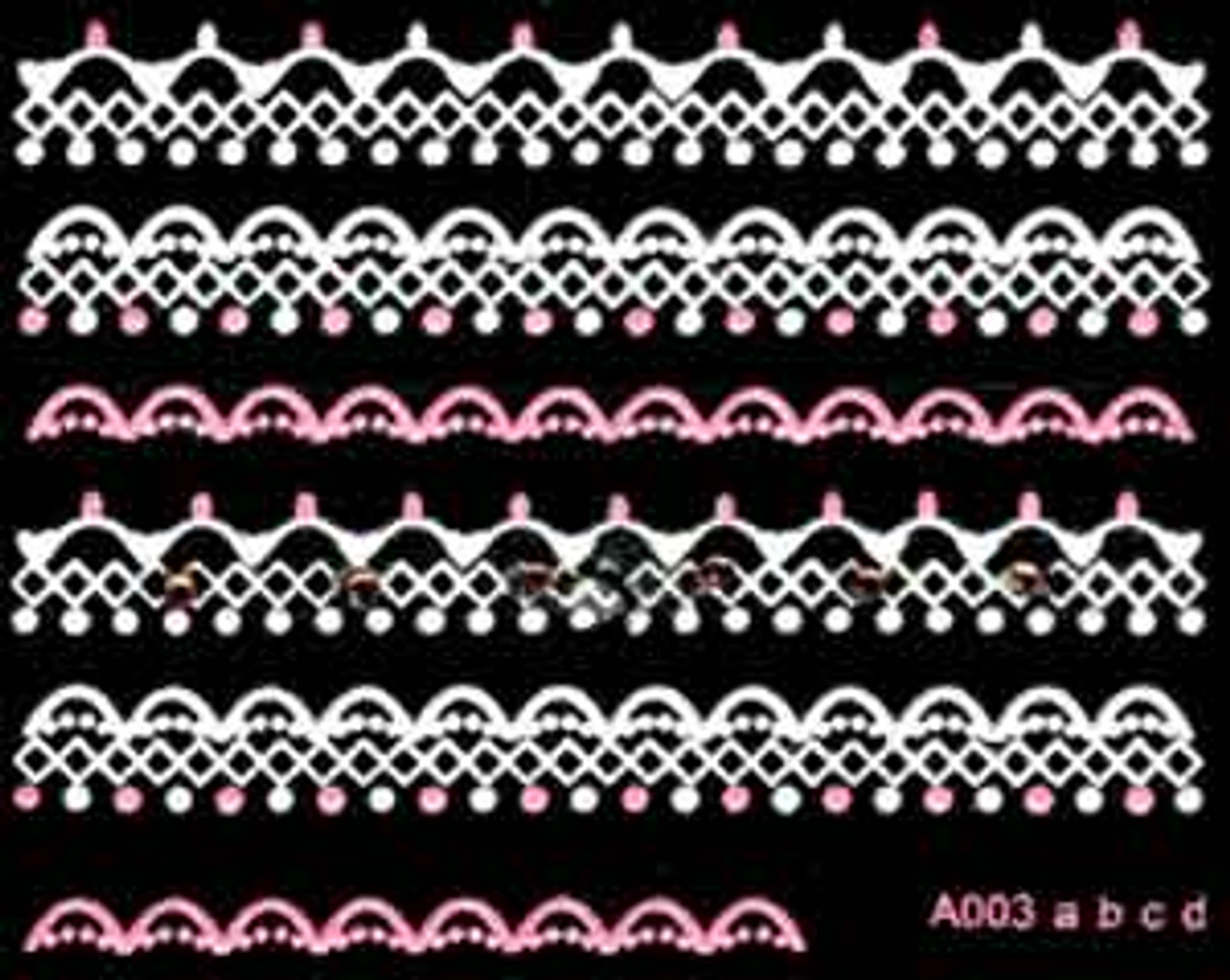 3-D Nail Sticker - Series 101-3