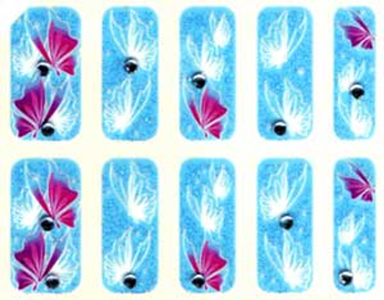 3-D Nail Sticker - Series 106-1