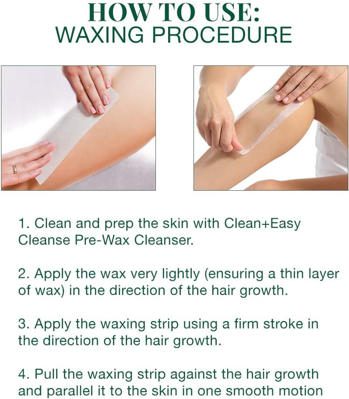 Clean + Easy Waxing Spa Full Service Kit