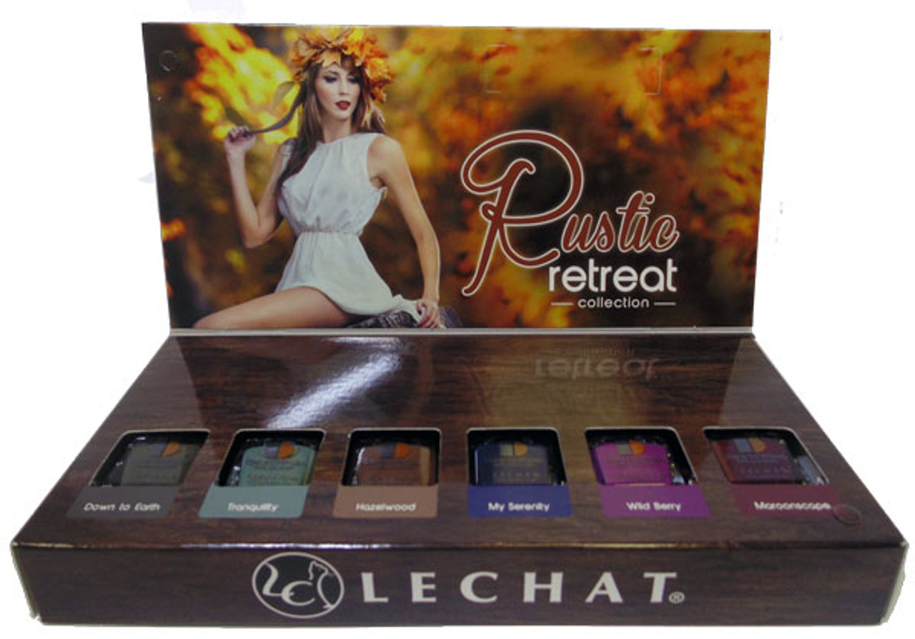 LeChat Dare To Wear Rustic Retreat Collection -  6 mini Nail Lacquer .25 fl oz/ 7.4 ml
