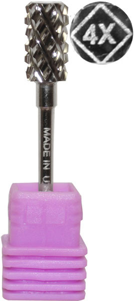 Titanium 2 in 1 Large Barrel Carbide Bit X-Coarse 1/8" and 3/32"