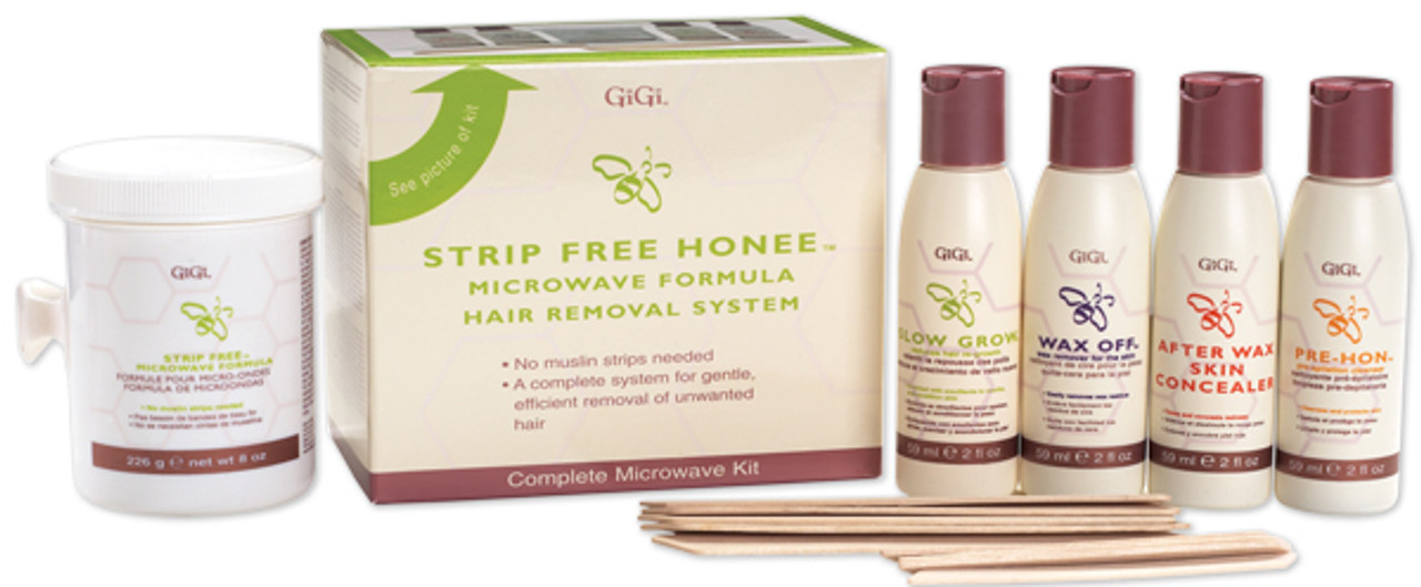 GiGi Microwave Strip Free Wax Kit