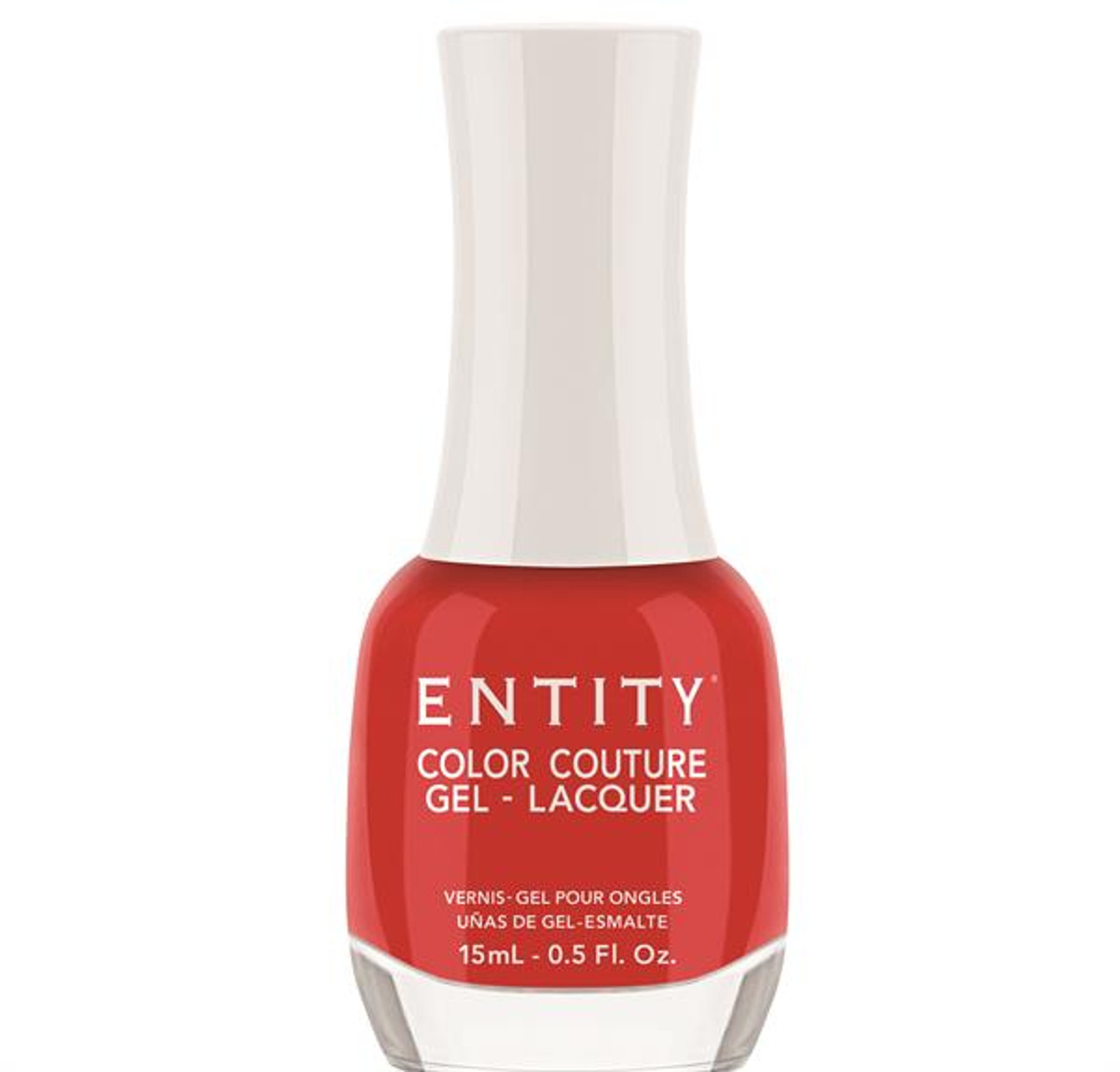 Entity Color Couture Gel-Lacquer A-VERY BRIGHT RED DRESS - 15 mL / .5 fl oz