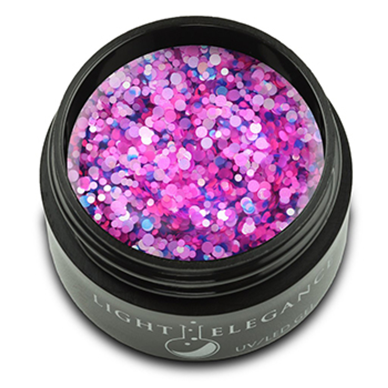 LE Light Elegance UV/LED Glitter Gel My Little Unicorn - .575 Oz (17 mL)