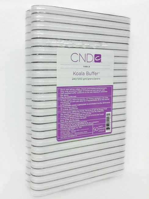 CND Koala-C-Buffer Polierfeile - 2-seitig, Körnung 240/1200, Waschbar - Für Naturnägel & Verstärkung