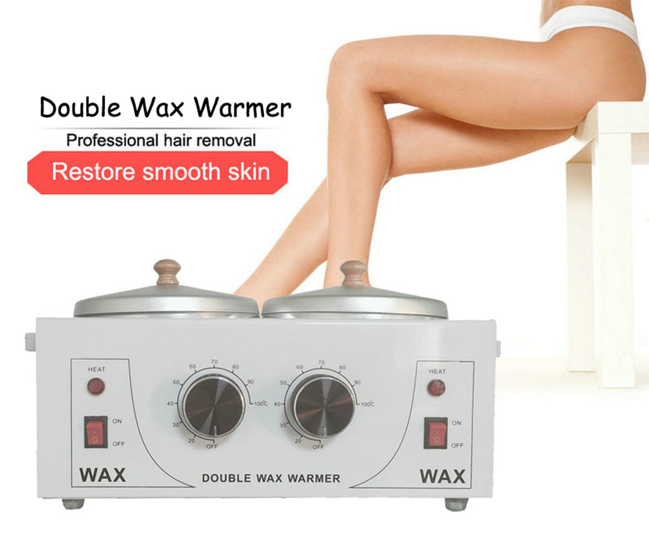 NDi beauty Professional Double Wax Warmer