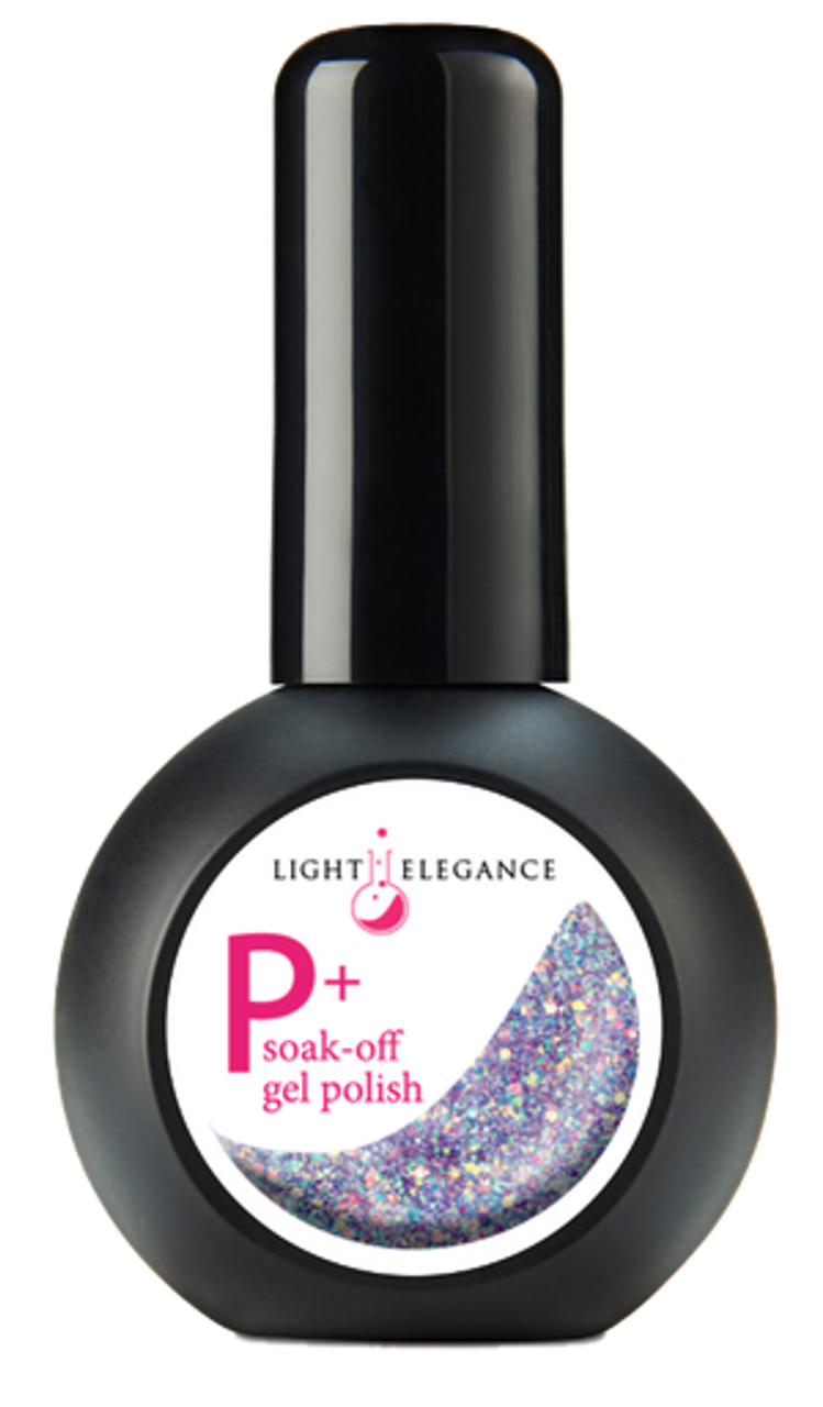 Light Elegance P+ Glitter Gel Polish  In My Happy Place - 15 ml