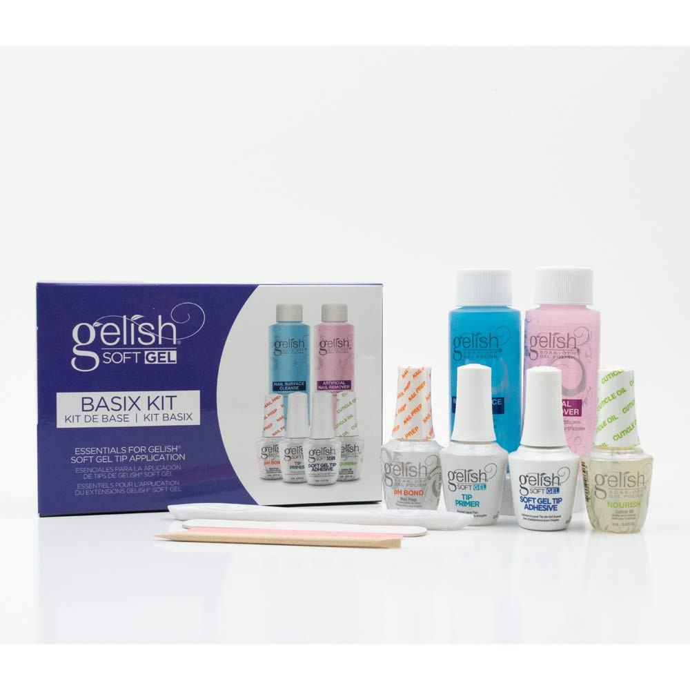 Gelish Soft Gel Bundle Long Coffin Kit
