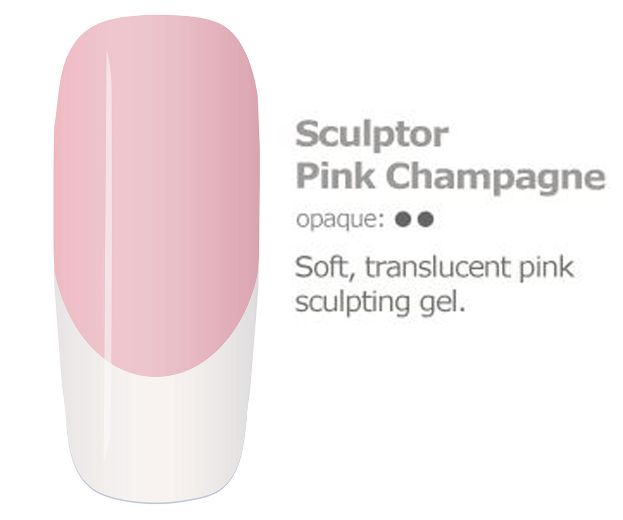 NSI Balance LED/UV Elite Gel Sculptor Pink Champagne - 15g / .5 oz