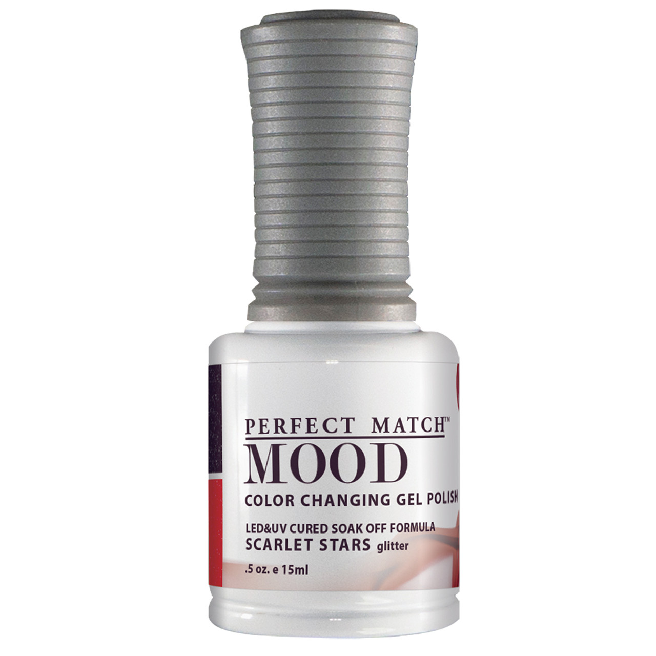 LeChat Perfect Match Mood Gel Polish Scarlet Stars - .5oz