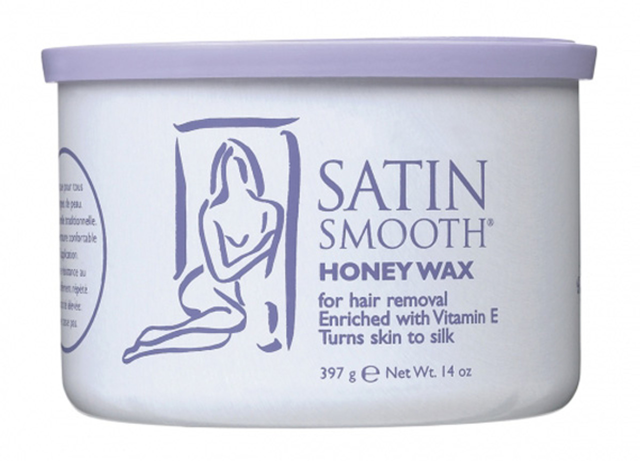 Satin Smooth Honey Wax with Vitamin E - 14oz - SSW14