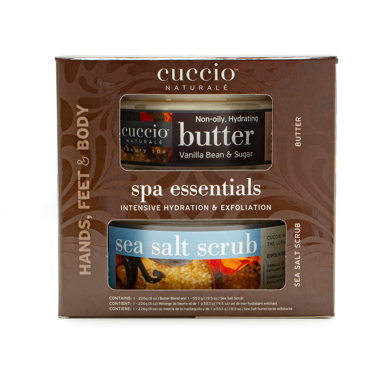 Cuccio Naturale Spa Essential Kit Vanilla Bean & Sugar 2 Piece