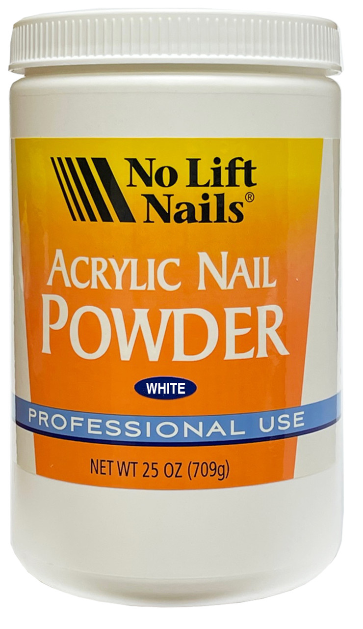 No Lift Nails Ultra Sift Acrylic Powder WHITE- 25 oz (709g)