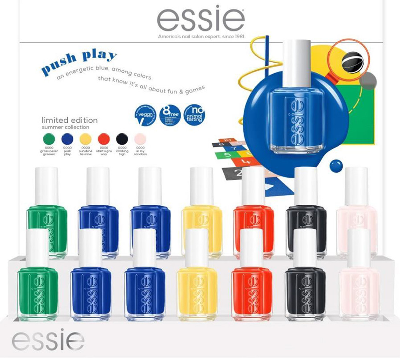 Essie Nail Polish Push Summer Play 2023 Collection