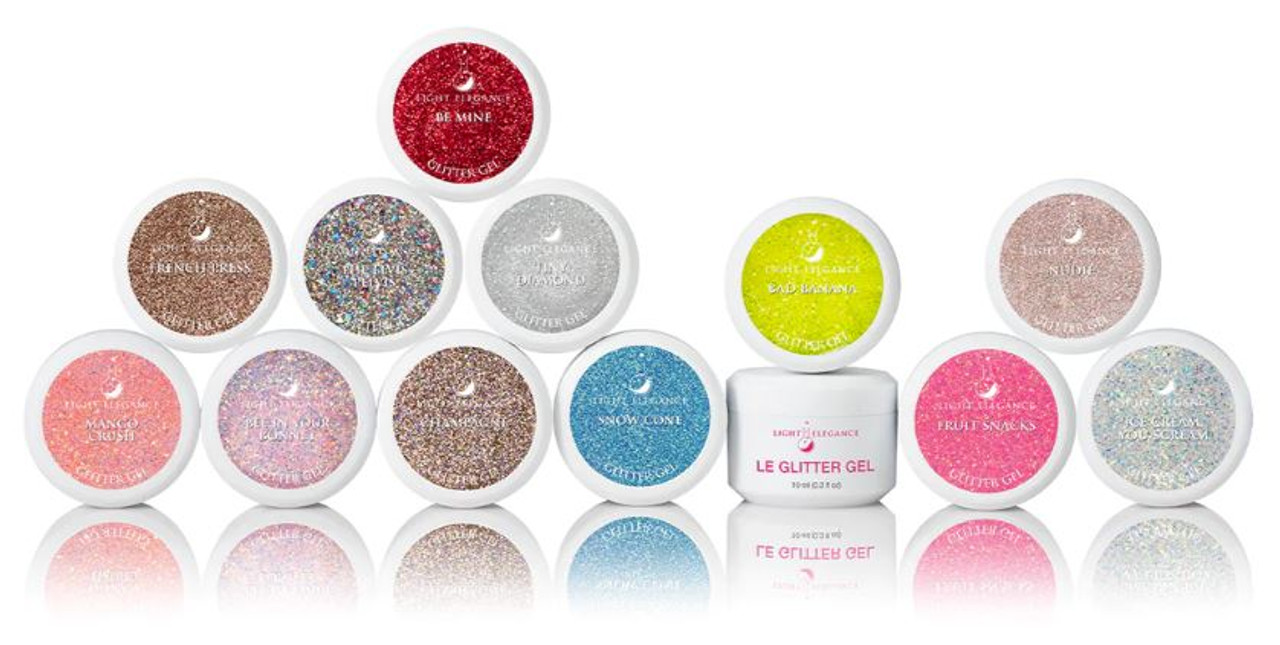 Light Elegance UV/LED Glitter Gel New Size - 10 ml