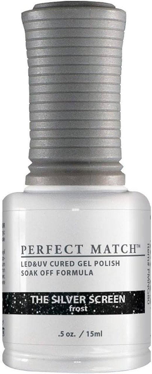 LeChat Perfect Match Gel Polish The Silver Screen - 0.5oz. (15ml)