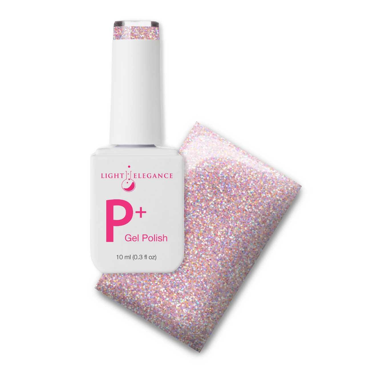 Light Elegance P+ Glitter Gel Polish Over the Moon - 10 ml