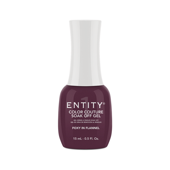 Entity Color Couture Soak Off Gel Foxy in Flannel - 15 mL / .5 fl oz