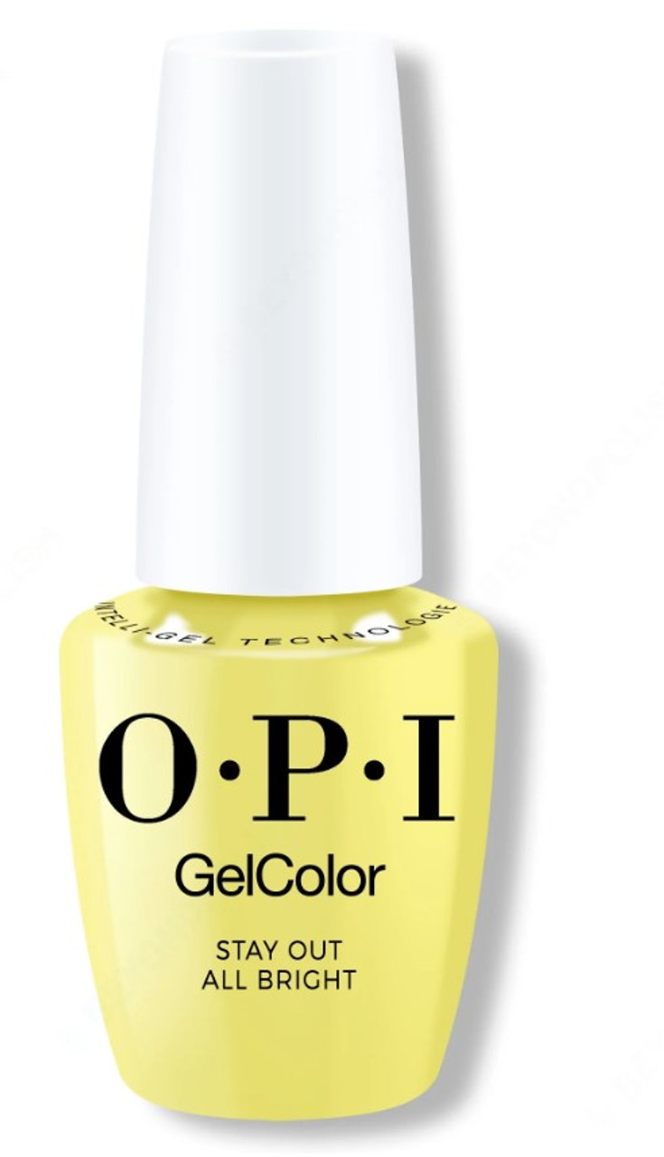 OPI GelColor Intelli-Gel Stay Out All Bright GCP008 - 0.5 oz (15 mL)