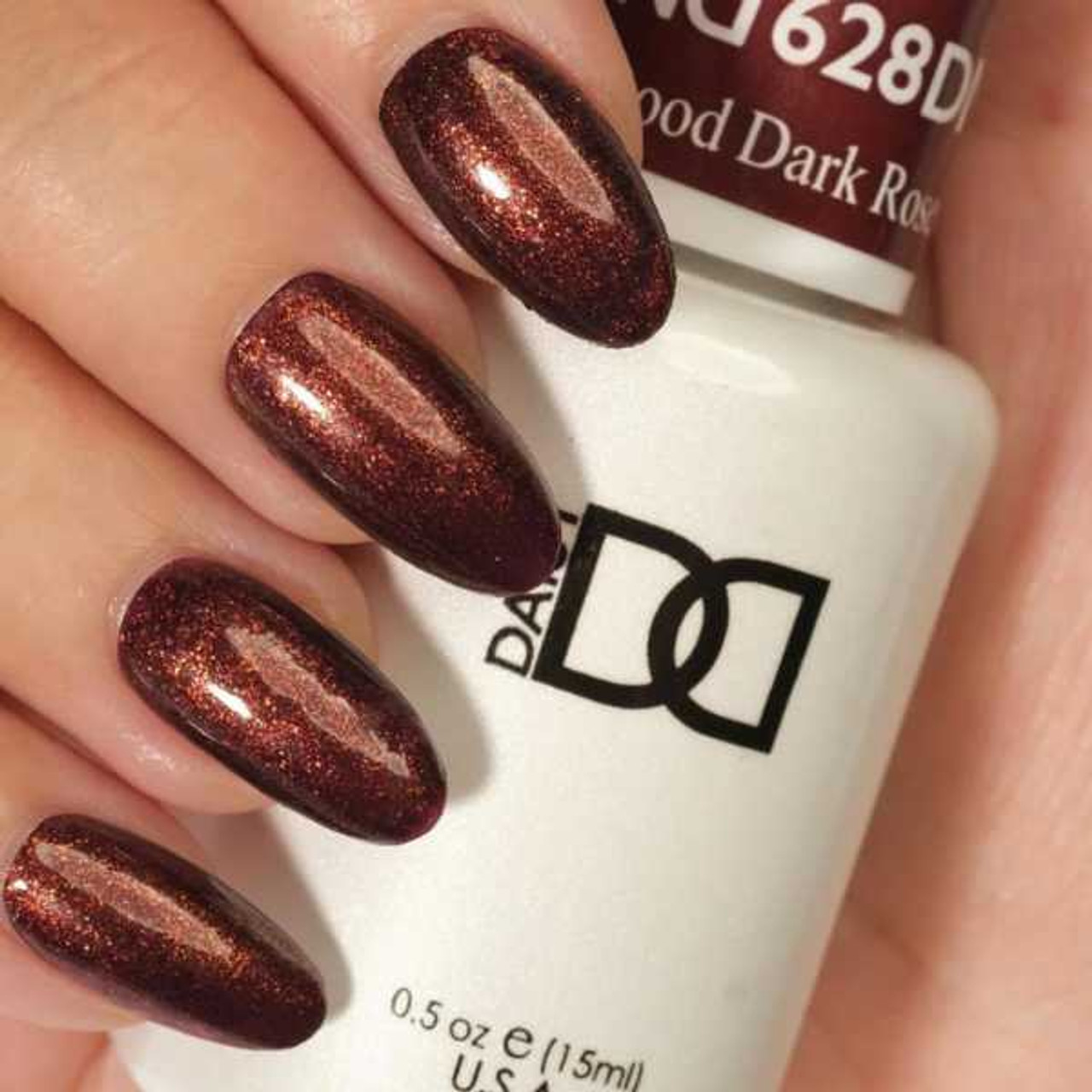 DND - Gel & Lacquer - Dark Rosewood - #628