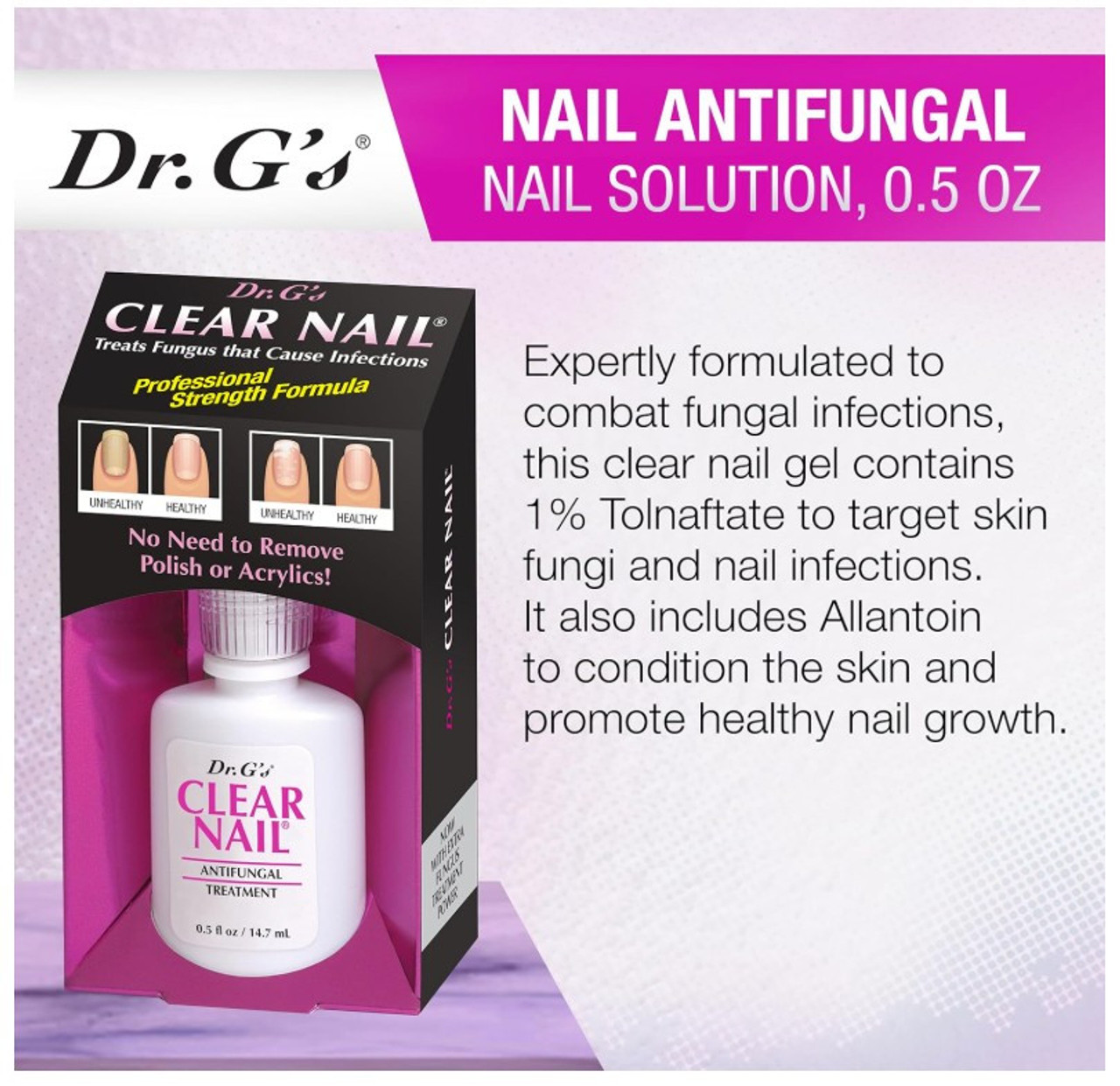 Dr. G's Clear Nail Antifungal Treatment - 6PC Display