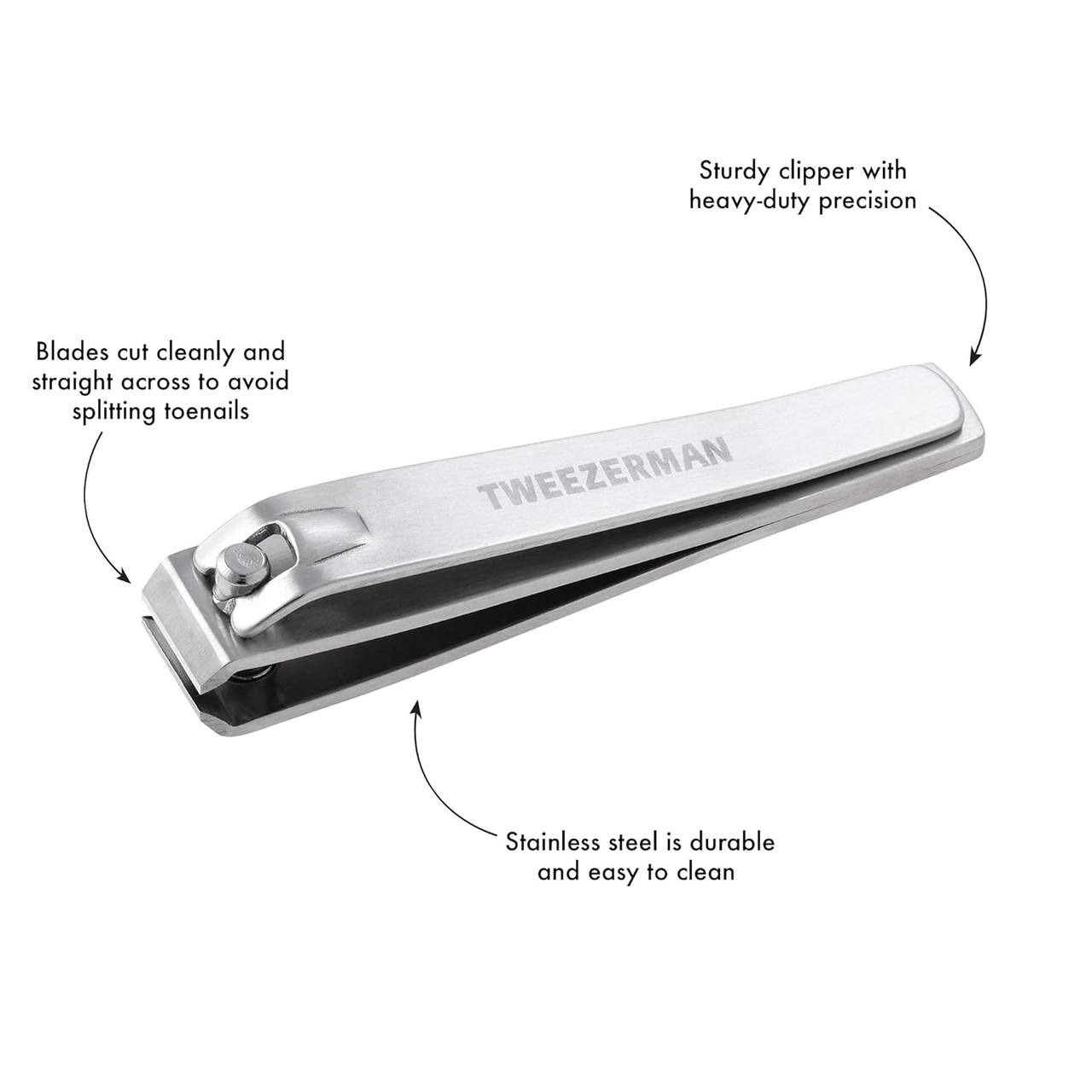 Tweezerman Stainless Steel Toenail Clipper