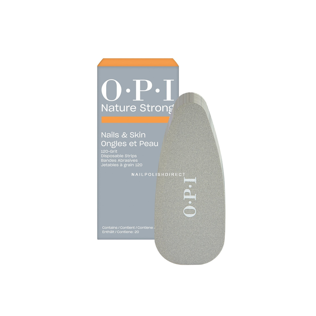 OPI Nature Strong Disposable Grit Strips - 120 Grit