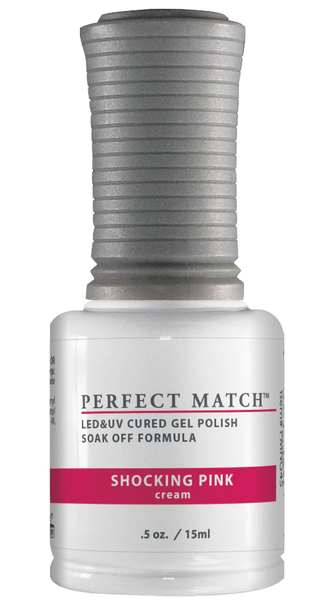 LeChat Perfect Match Gel Polish Shocking Pink - 0.5oz. (15ml)