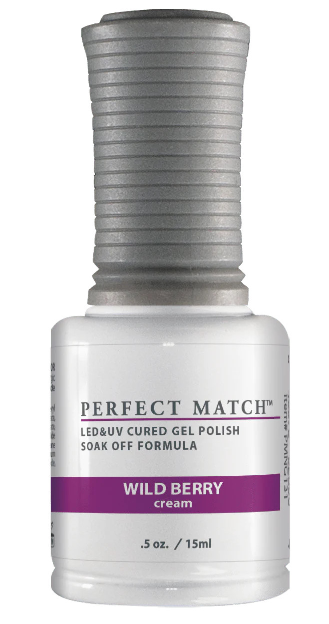 LeChat Perfect Match Gel Polish Wild Berry - 0.5oz. (15ml)