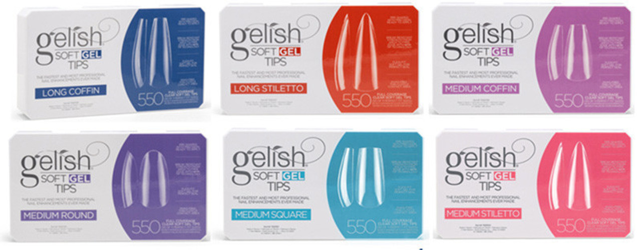 Gelish Soft Gel Tips - 550 ct @ 40% OFF