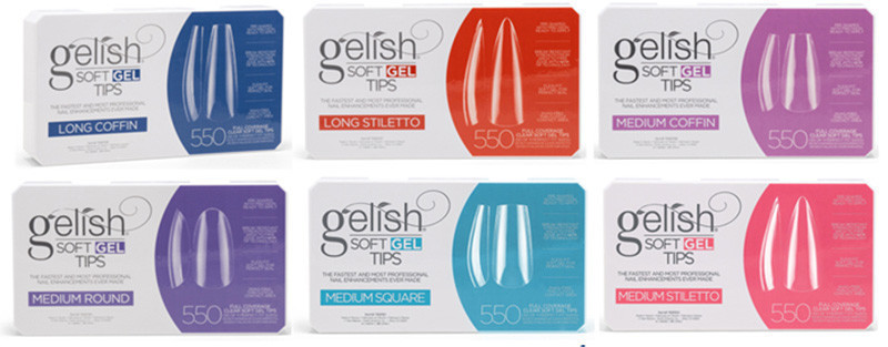 Gelish Soft Gel Tips - 550 ct @ 40% OFF