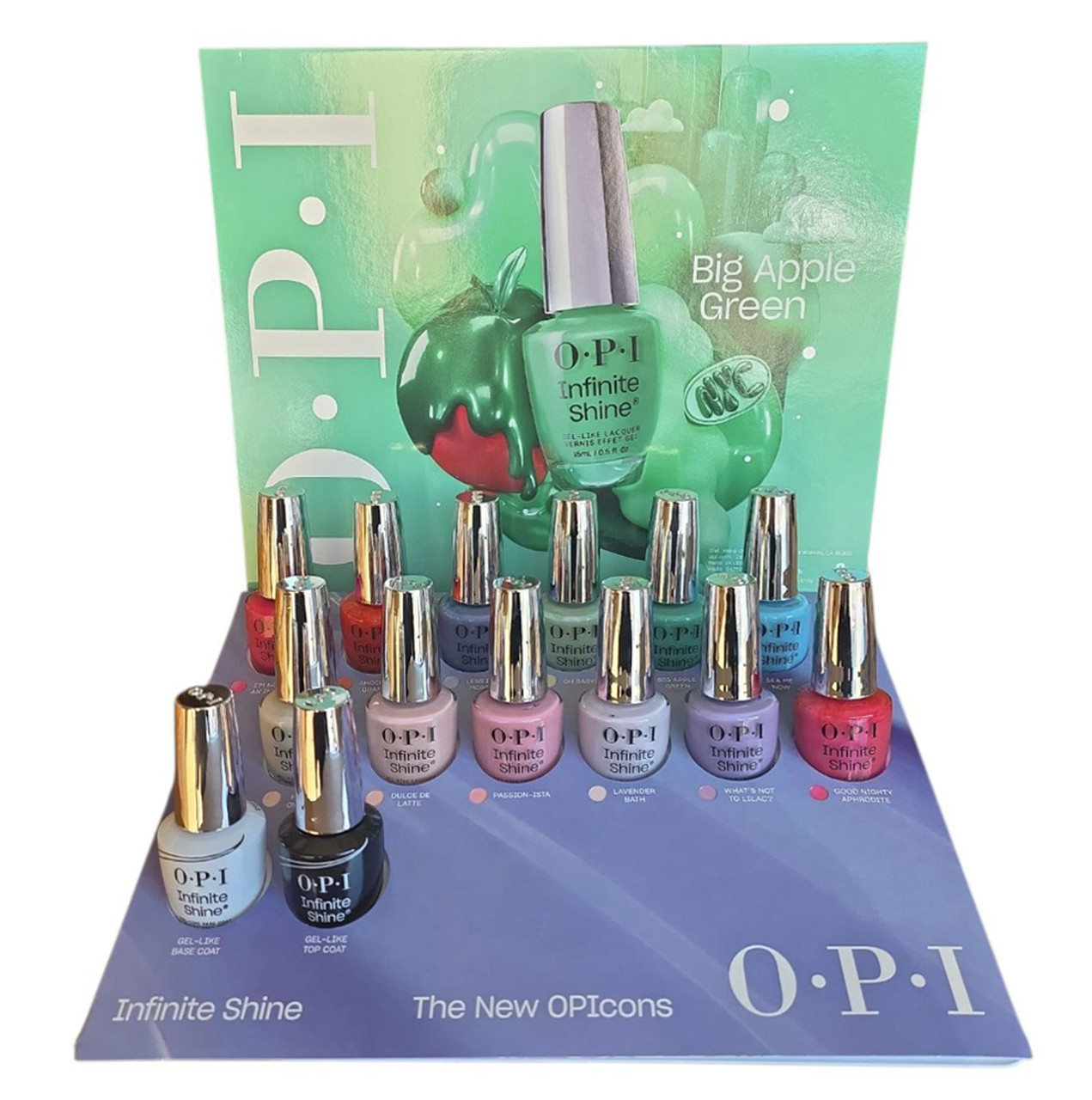 OPI Infinite Shine OPIcons Spring 2026 collection - 14 PC Display