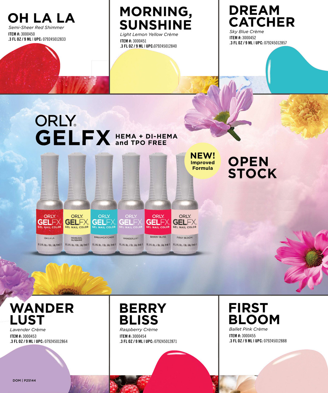 ORLY GelFX HEMA & TPO-Free Moments of Bliss Spring 2026 Collection