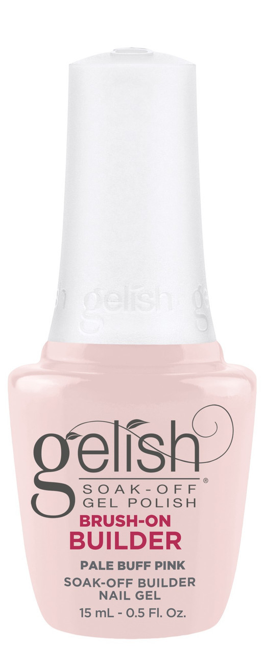Gelish HEMA-Free Brush-On Builder Pale Buff Pink - 15 mL / .5 fl oz
