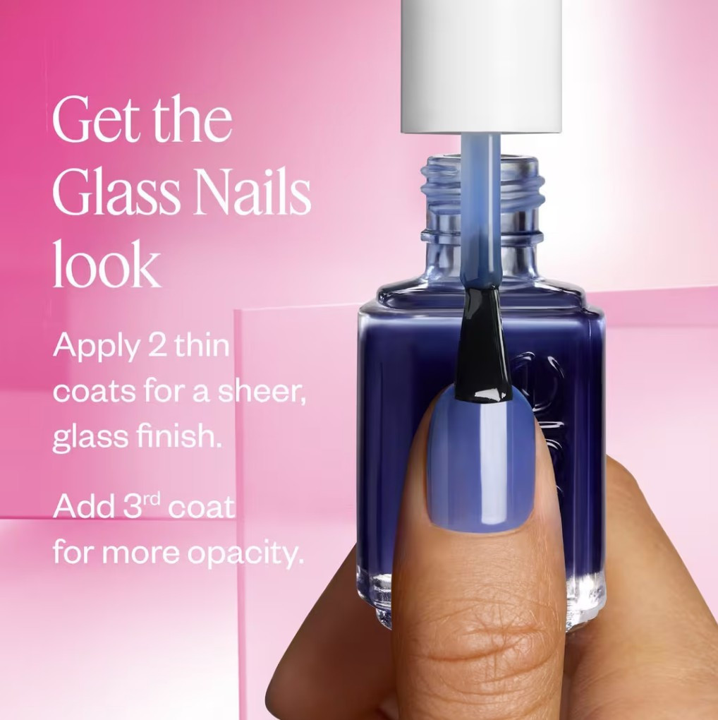 Essie Nail Art Studio Glass Nails Nail Polish full blown # 187 - 0.46 oz