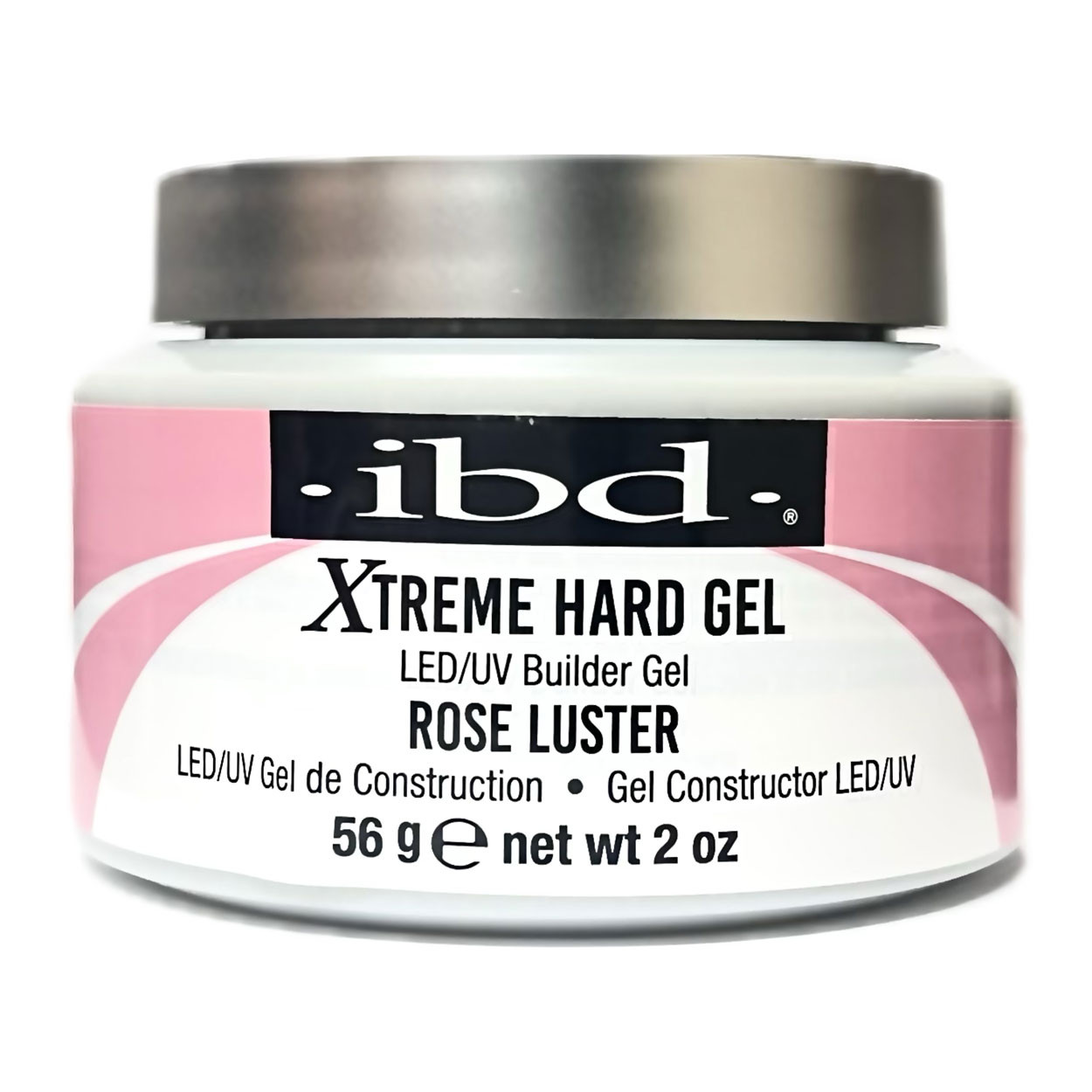 IBD Hard Gel LED/UV Xtreme Builder Gel Rose Luster - 56 g / 2 oz