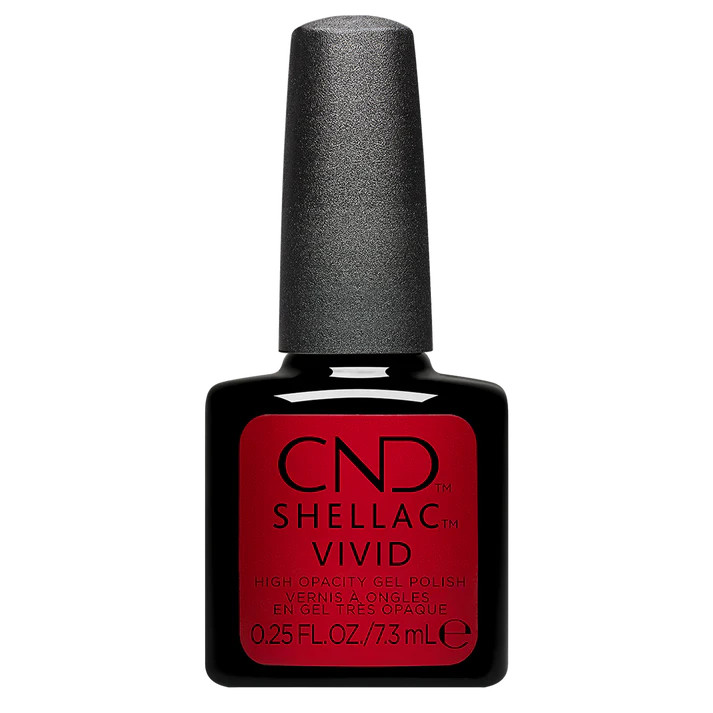 CND SHELLAC VIVID Red Carpe - 0.25 fl. oz. / 7.3mL