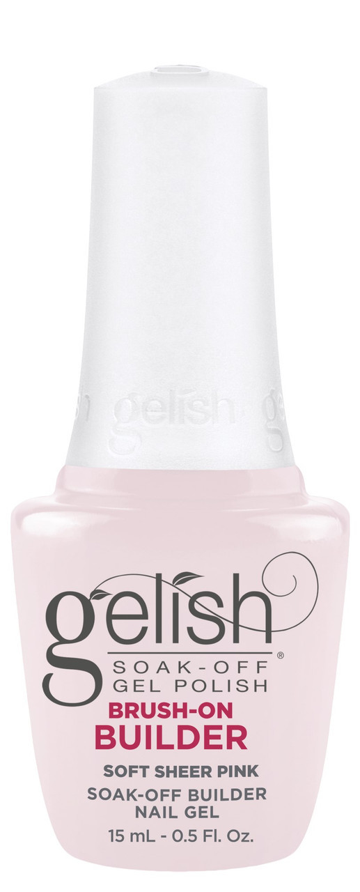 Gelish HEMA-Free Brush-On Builder Soft Sheer Pink - 15 mL / .5 fl oz