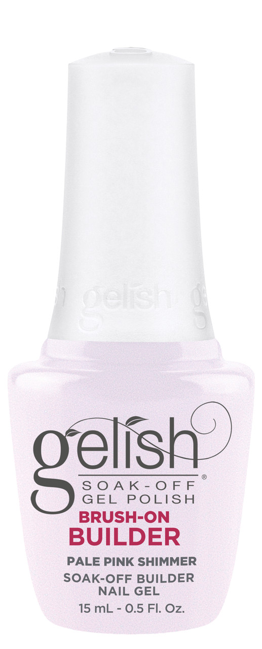 Gelish HEMA-Free Brush-On Builder Pale Pink Shimmer - 15 mL / .5 fl oz