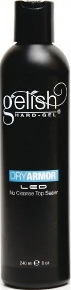 Gelish Hard Gel LED Dry Armor No Cleanse Top Coat 8 oz (236 mL) - 70% OFF