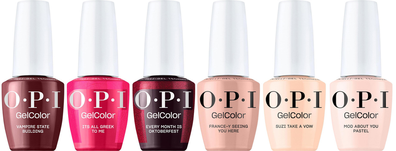 OPI GelColor Intelli-Gel OPI's Most Requested Fall 2026 Collection 6PC ADD-ON Kit #1