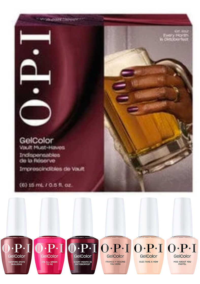 OPI GelColor Intelli-Gel OPI's Most Requested Fall 2026 Collection 6PC ADD-ON Kit #1