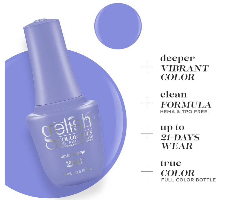 Gelish Color Plus Gel Nail Polish Sun's Out, Nails Out! - 0.5 fl oz