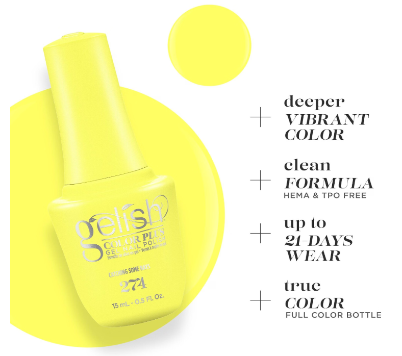 Gelish Color Plus Gel Nail Polish Catching Some Rays - 0.5 fl oz