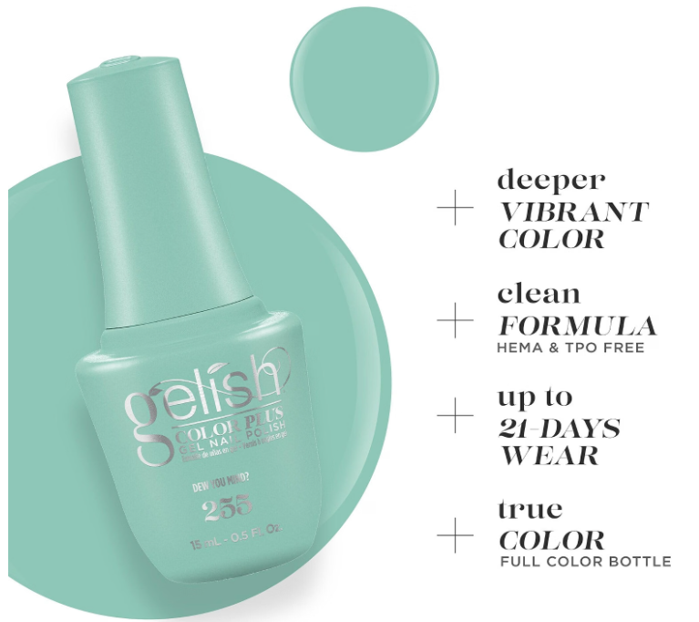 Gelish Color Plus Gel Nail Polish Dew You Mind? - 0.5 fl oz