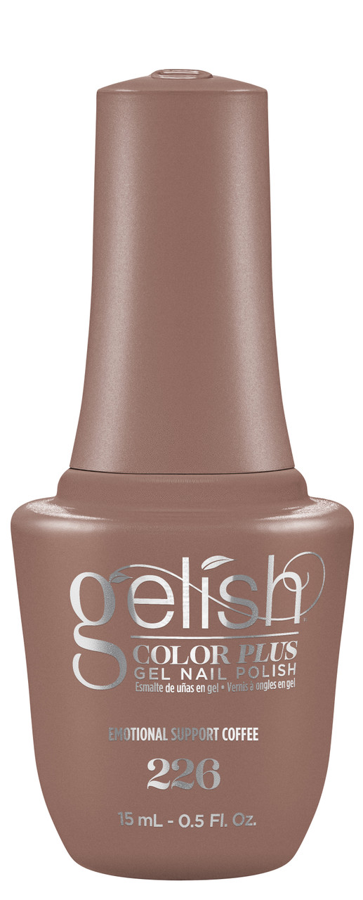 Gelish Color Plus Gel Nail Polish Emotional Support Coffee - 0.5 fl oz